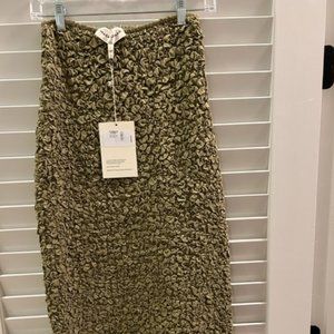 NWOT MARA HOFFMAN TAVI OLIVE FITTED PENCIL SKIRT